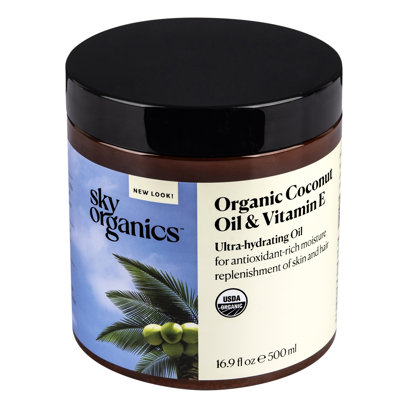 Sky organics coconut oil with vitamin e