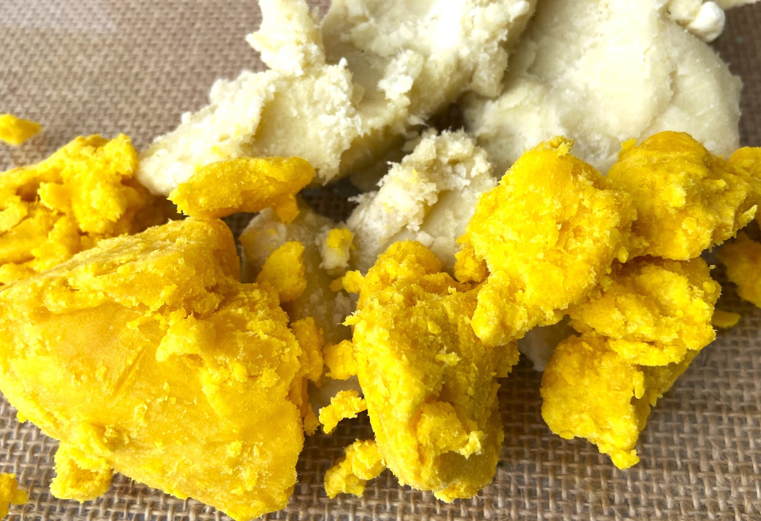 yellow vs white shea butter