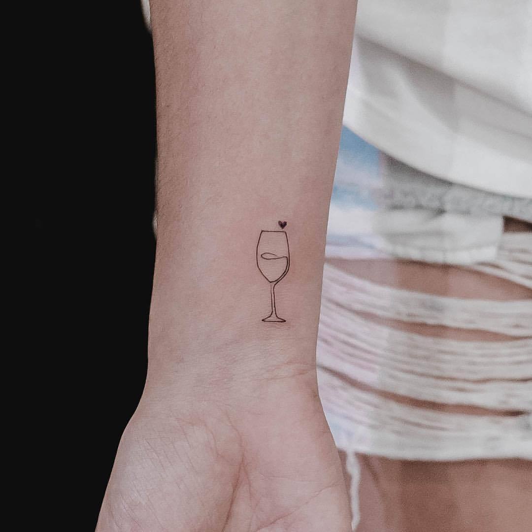 Half full glass of wine 🍷♥️ . #tattoo #tattoos #tattooed #tattooing  #tattooist #tattoowork #tattooart #art #artwork #inklife... – @lesheer on  Tumblr