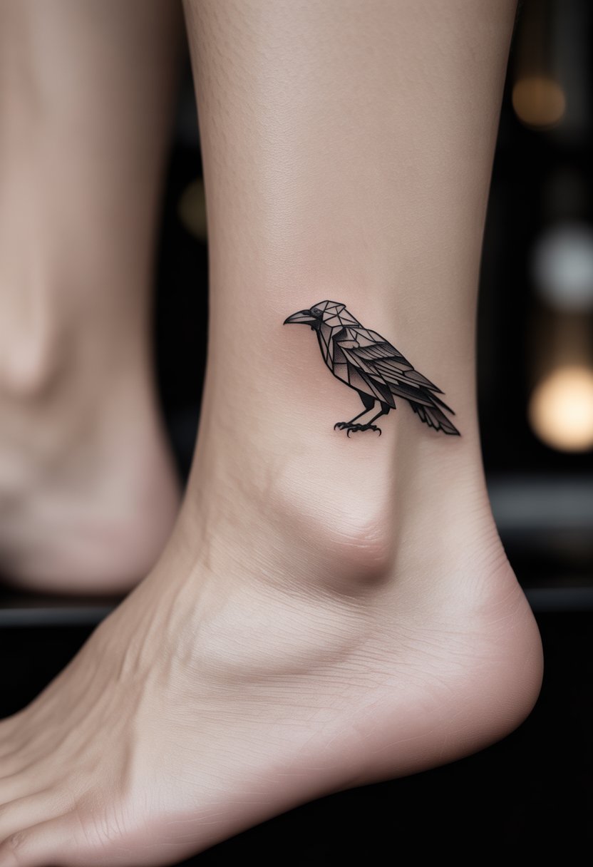 15 Cute Raven Tattoo Ideas for Women | ThriveNaija